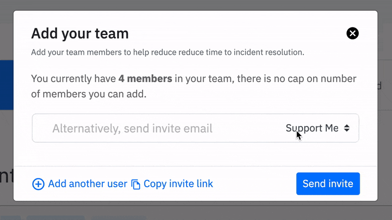 Introducing Support Member Role