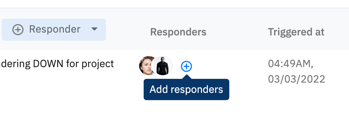 Multiple Responders for a Single Incident