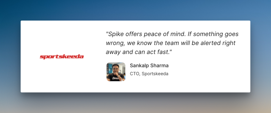 Spike’s customer testimonial #2