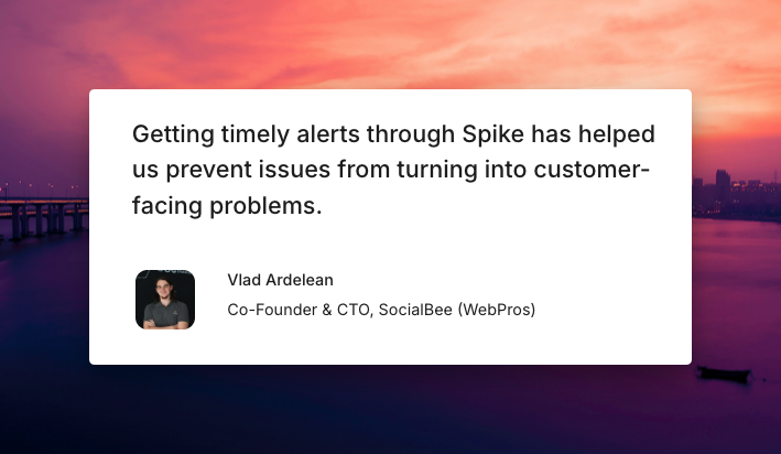 Spike's customer testimonial