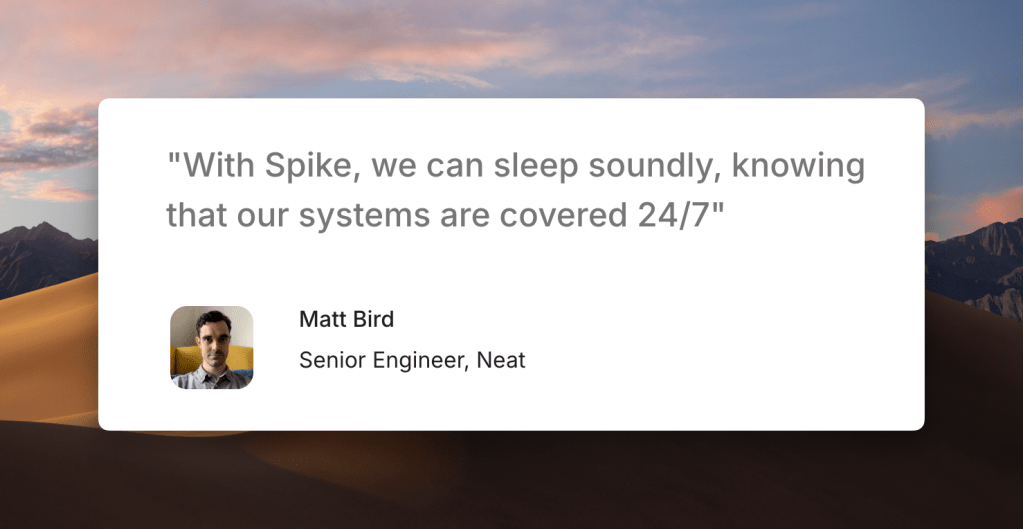 Spike's customer testimonial
