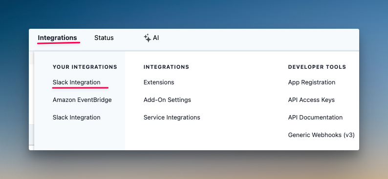 Extra steps to choose specific Slack channels (PagerDuty)