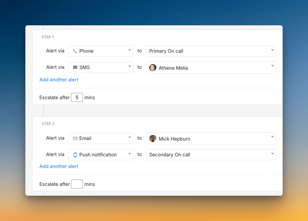Option to specify how the user should be alerted (Spike)