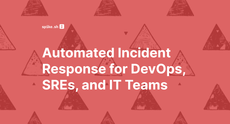 Blog cover image titled "Automated Incident Response for DevOps, SREs, and IT Teams"