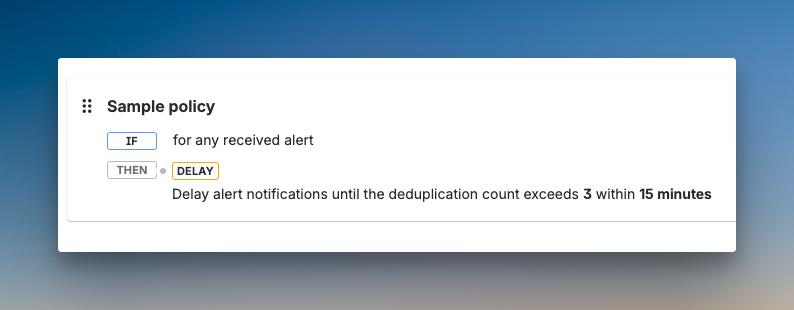 Example of a Notification policy in JSM