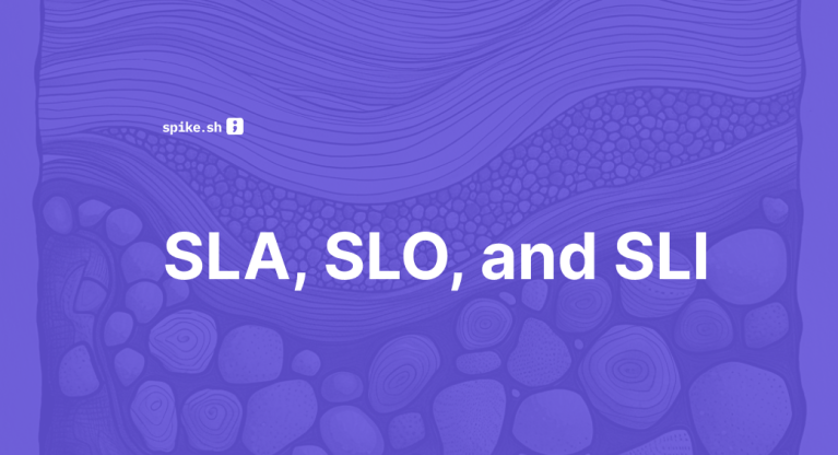 Blog cover titled "SLA, SLO, and SLI"