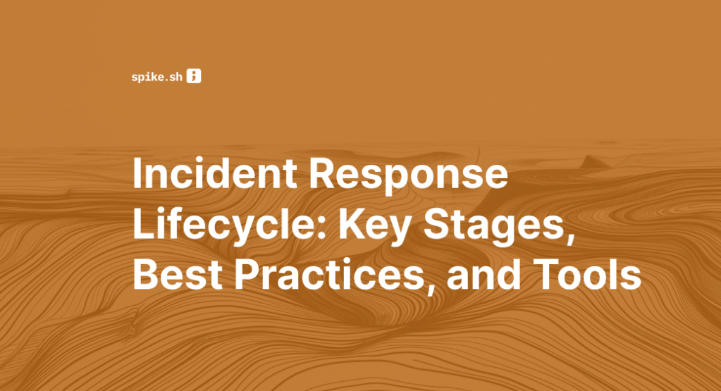 Blog cover titled "Incident Response Lifecycle: Key Stages, Best Practices, and Tools"