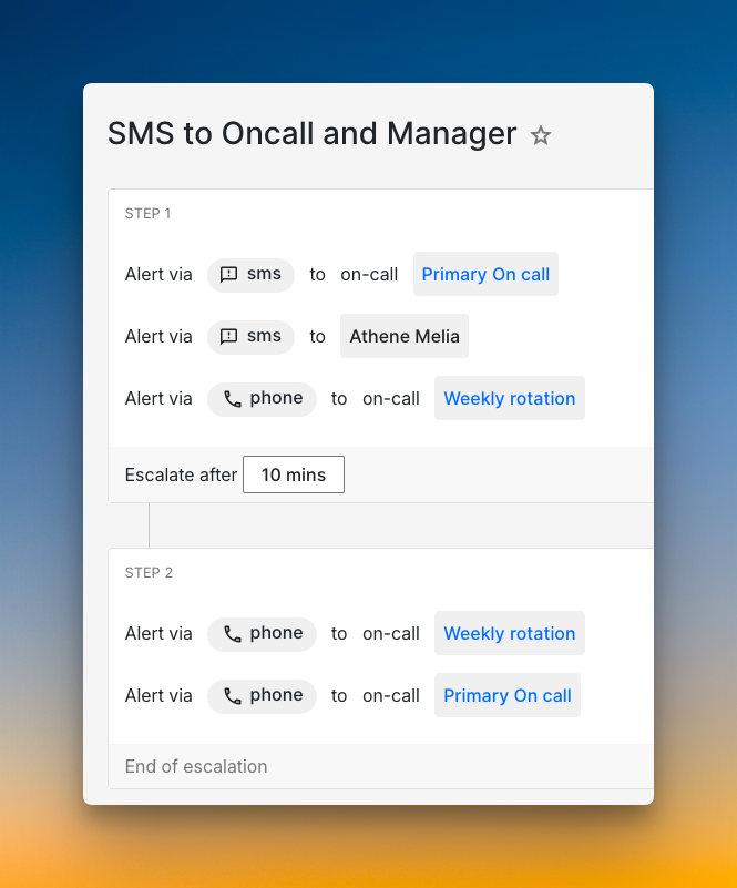 Option to specify how the user should be alerted (Phone, SMS, etc)