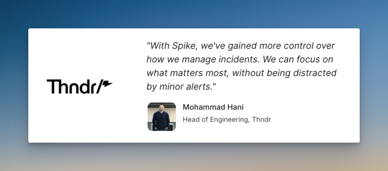 Spike's customer testimonial