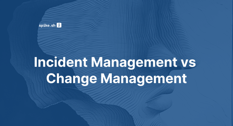 Blog cover titled "Incident Management vs Change Management"