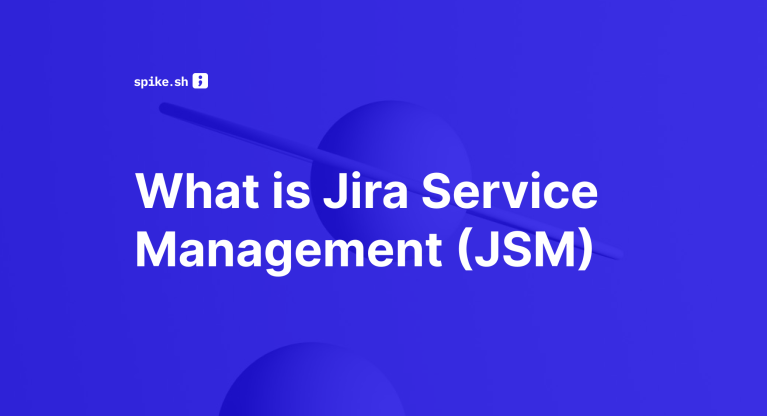 Blog cover titled "What is Jira Service Management (JSM)"