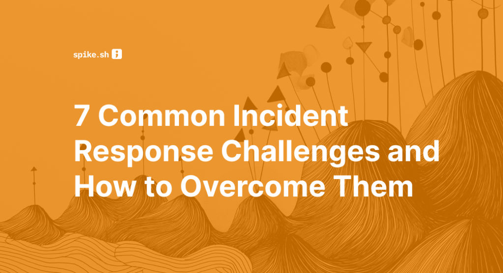 Blog cover titled "7 Common Incident Response Challenges and How to Overcome Them"