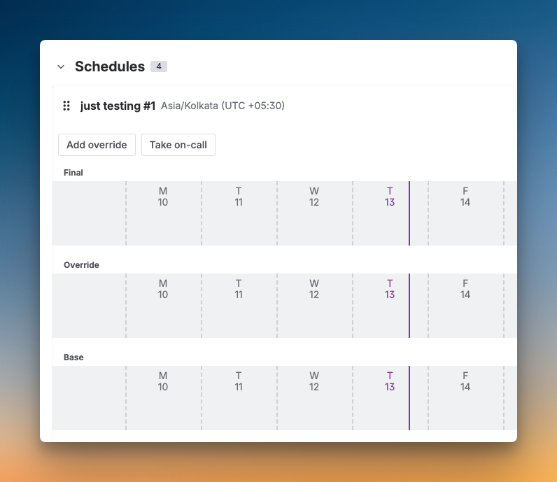 Three preview tabs: Base, Override, and Final (JSM)