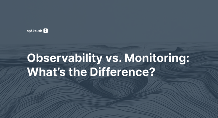 Blog cover titled "Observability vs. Monitoring: What’s the Difference?"