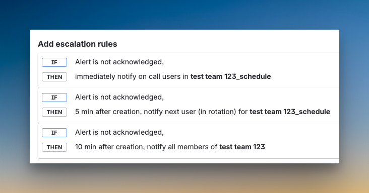 Escalation policy in JSM