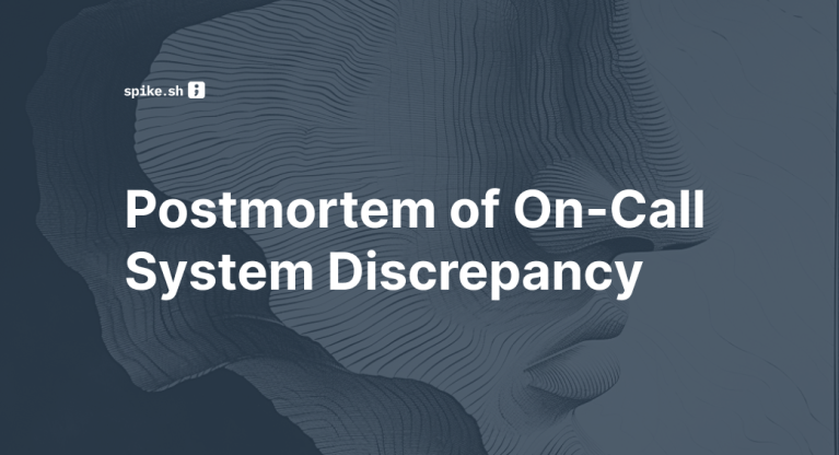blog cover postmortem of on-call system discrepancy