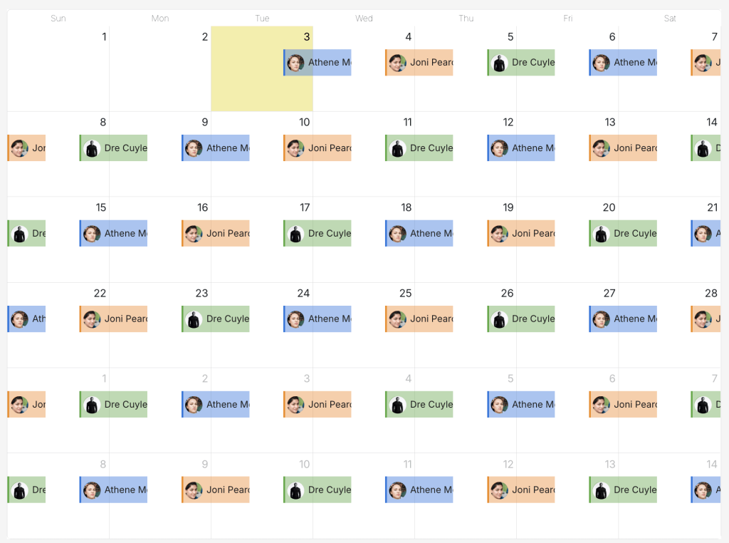 After-hours coverage with three people