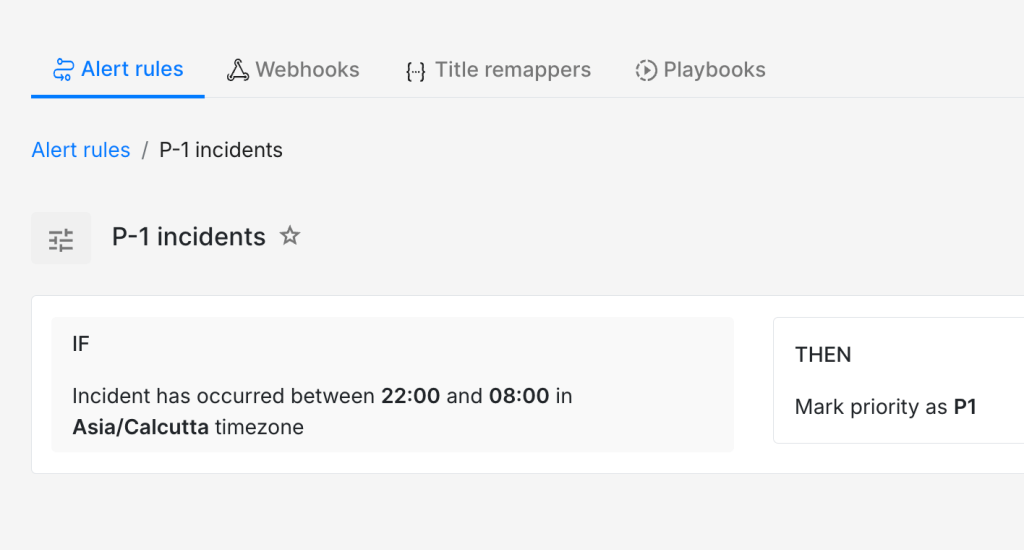 Triaging an incident based on time of day (created on Spike)