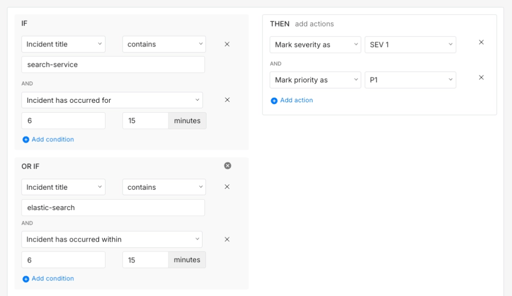 Alert routing rule created on Spike