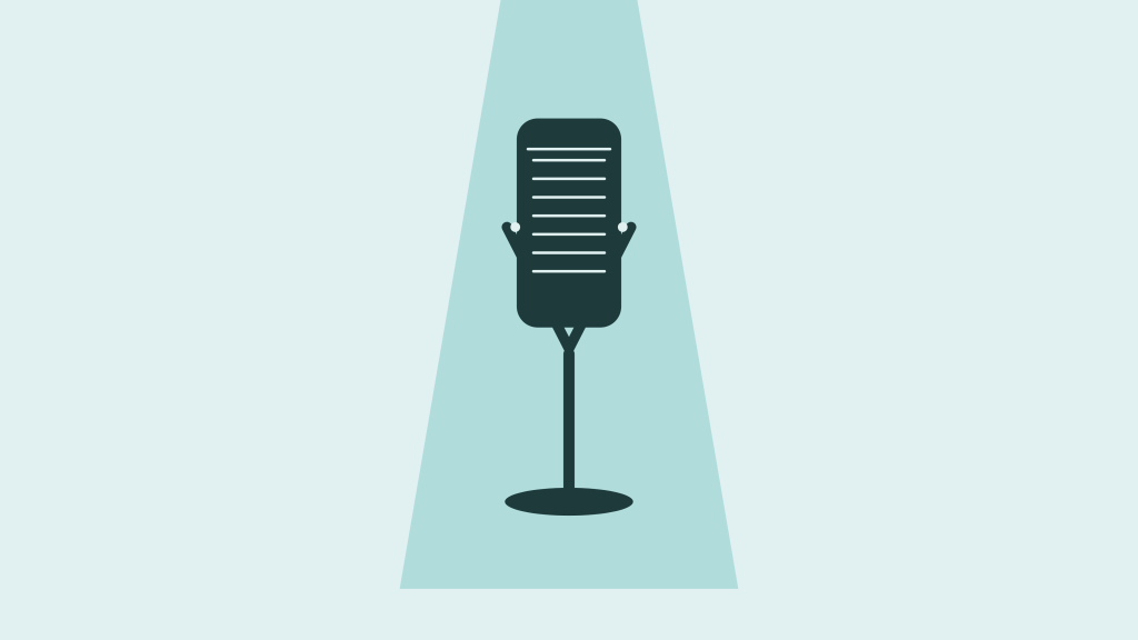 Mic Mint Background