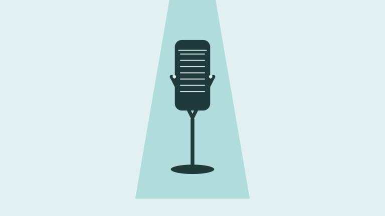Mic Mint Background