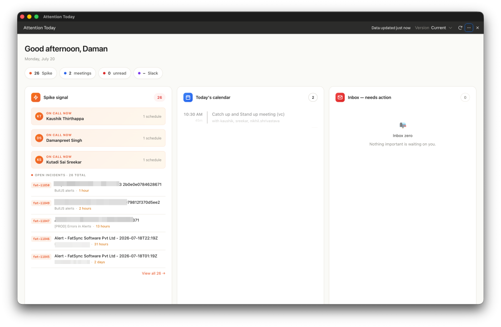 Dashboard created with MCP