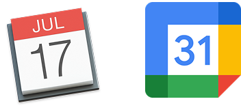 Syncs with calendar